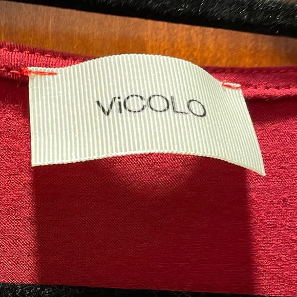 Made in Italy red blouse - Picture 3 of 5